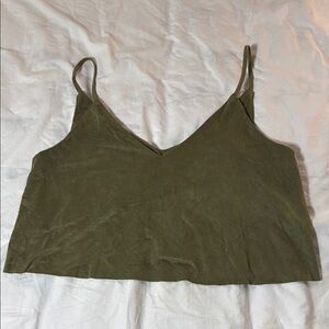 Forever 21 Olive Crop Top
